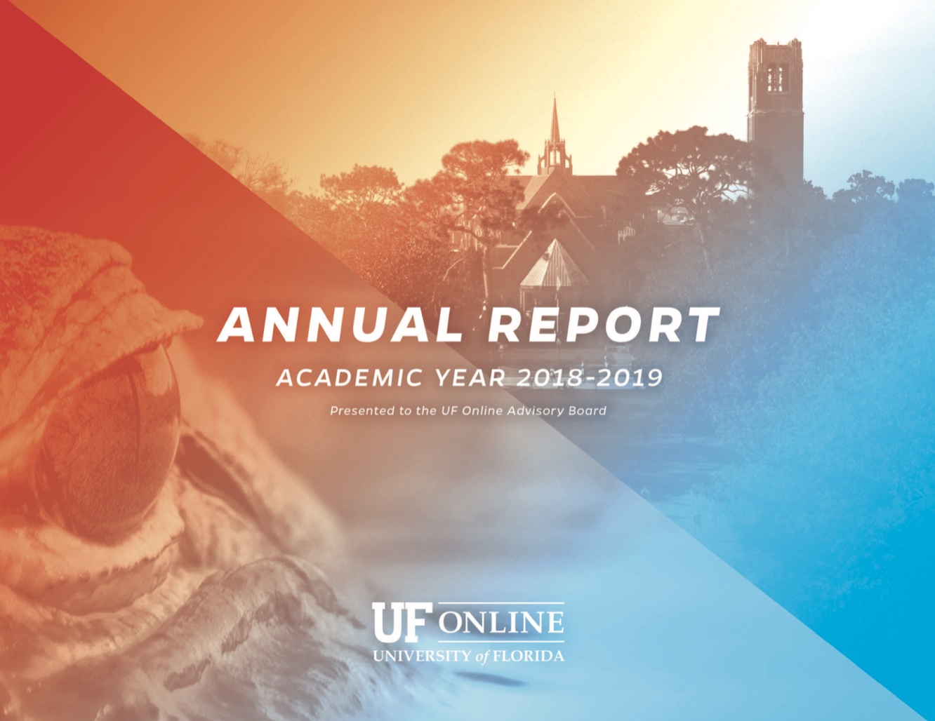 UF Online image of the cover of the UFO 2016-2017 Annual Report