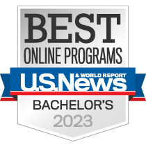 #1 Best Online Bachelor’s Program (U.S. News & World Report, 2023)